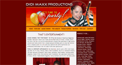 Desktop Screenshot of didimaxxproductions.com